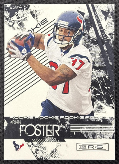 Arian Foster 2009 Panini Donruss Rookies & Stars Longevity /999 Texans Sports Trading Card