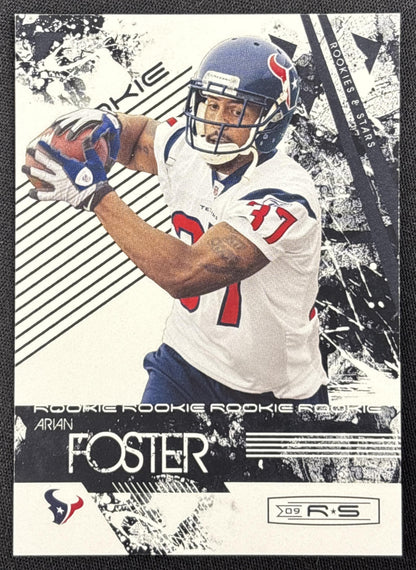 Arian Foster 2009 Panini Donruss Rookies & Stars Longevity /999 Texans