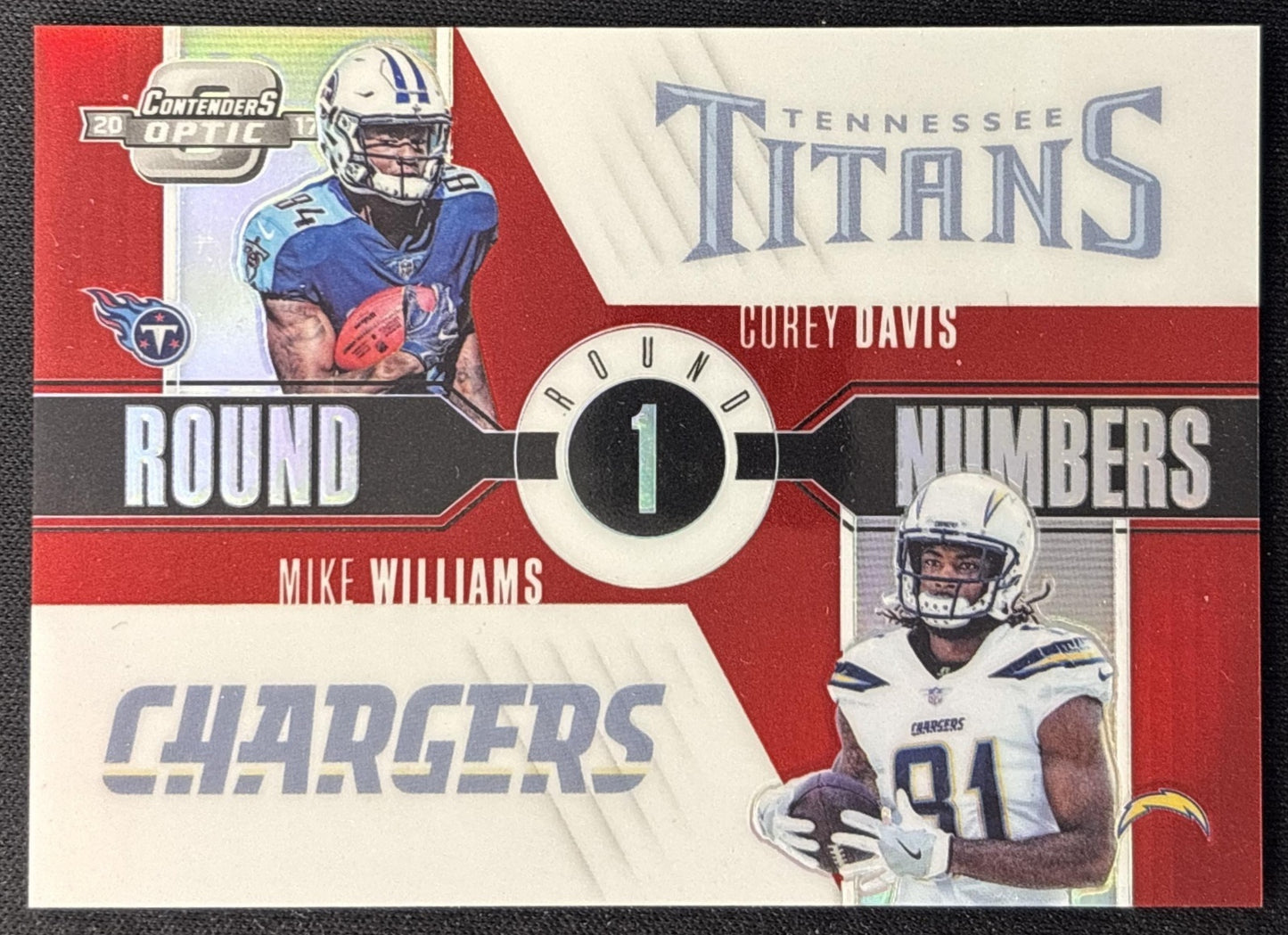 Corey Davis 2018 Panini Contenders Optic Orange /49 Titans