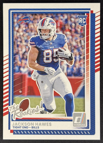 Jackson Hawes 2025 Panini Donruss Rookies & Highlights Bills Sports Trading Cards