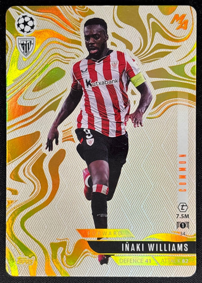 Inaki Williams 2025 Topps Match Attax Madness UEFA Champions League Common Sports Trading Cards
