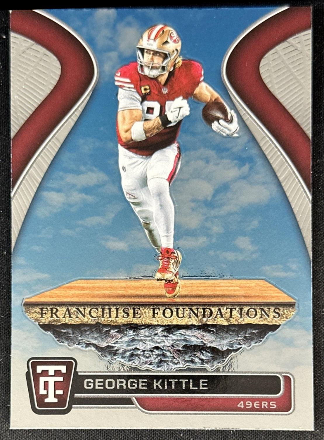 George Kittle 2024 Panini Totally Certified Franchise Foundations 49ers front
