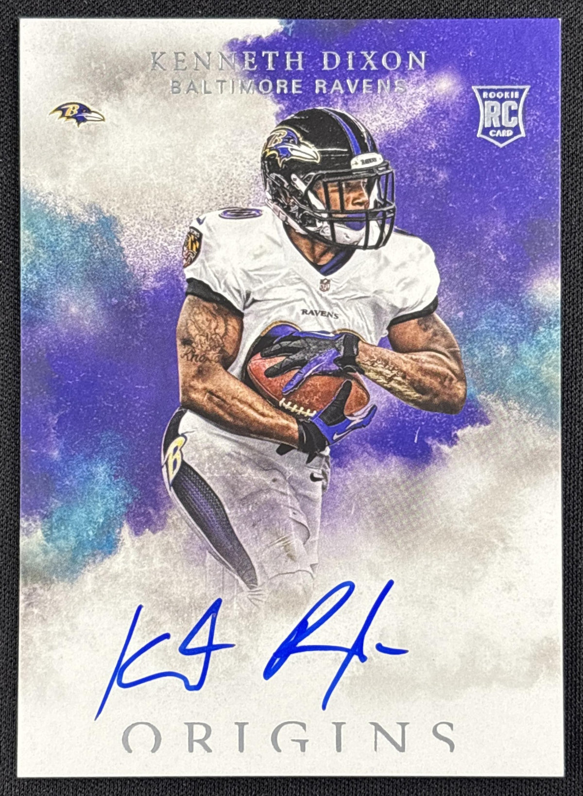 Kenneth Dixon 2016 Panini Origins Rookie Auto Ravens