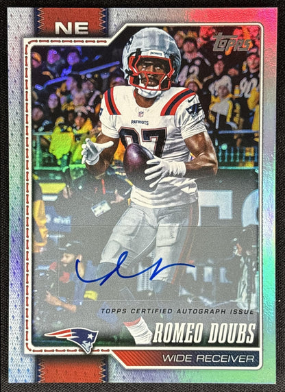 Romeo Doubs 2026 Topps Real One Auto Patriots