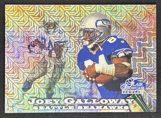 Joey Galloway 1998 Fleer Flair Showcase Row 0 Showcase/2000 Seahawks front
