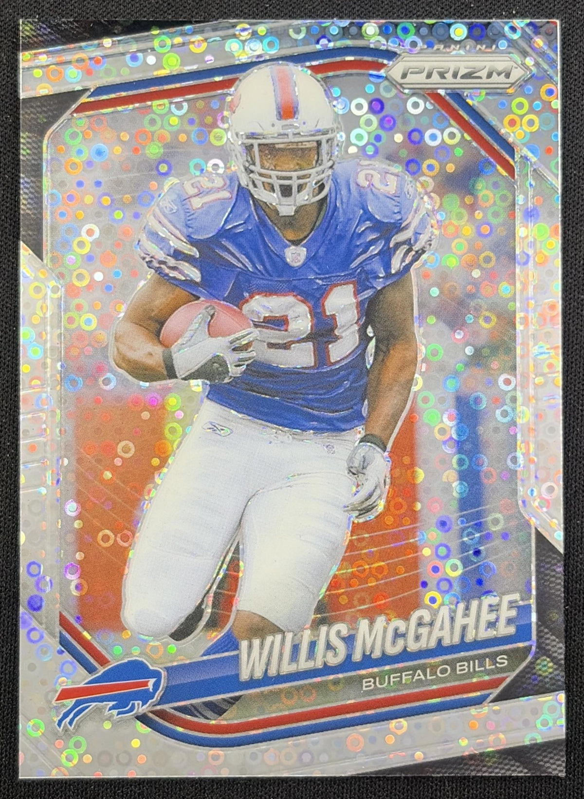 Willis McGahee 2025 Panini Prizm No Huddle Bills