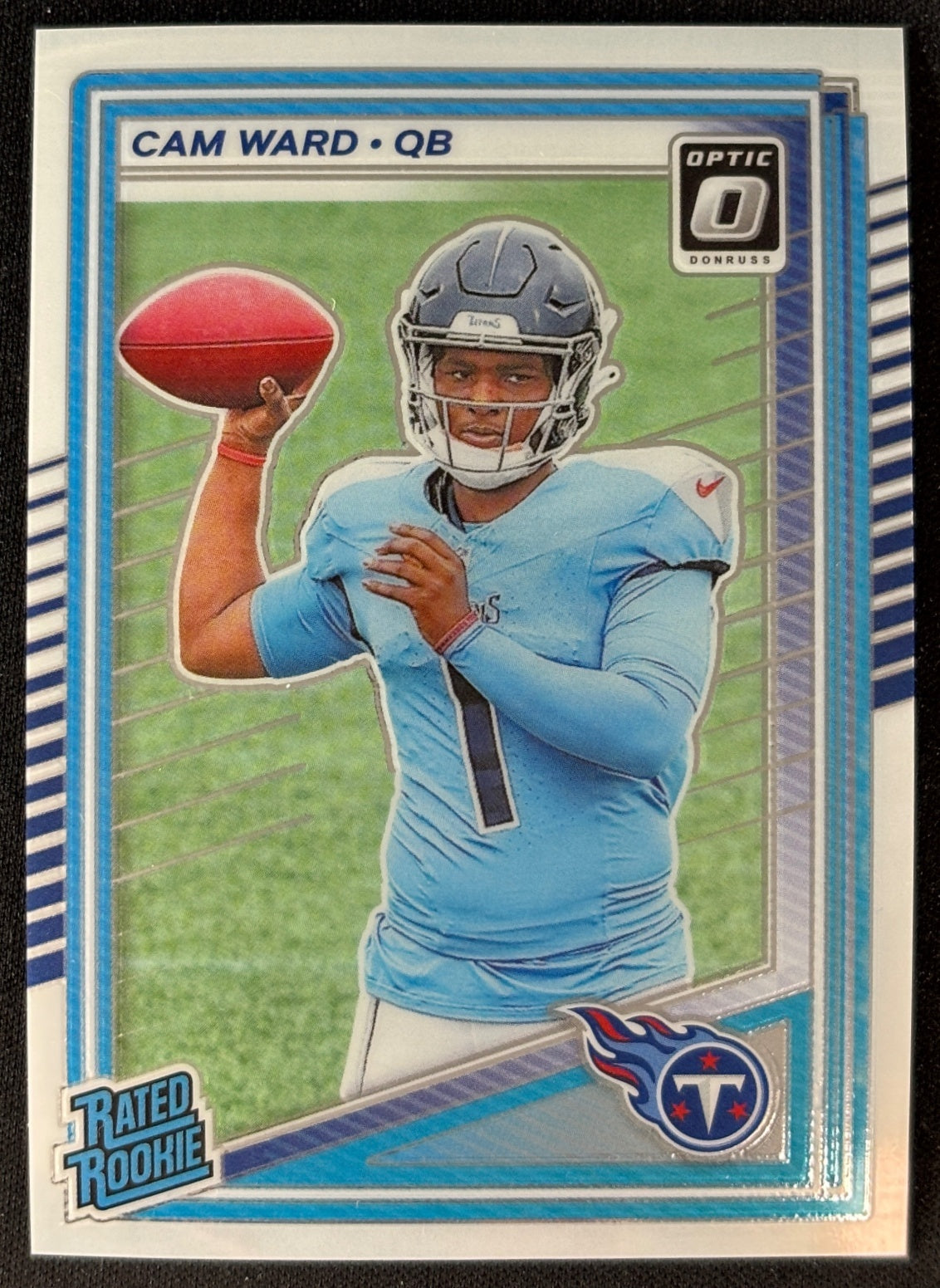 Cam Ward 2025 Donruss Optic Rated Rookie Titans Sports Trading Cards