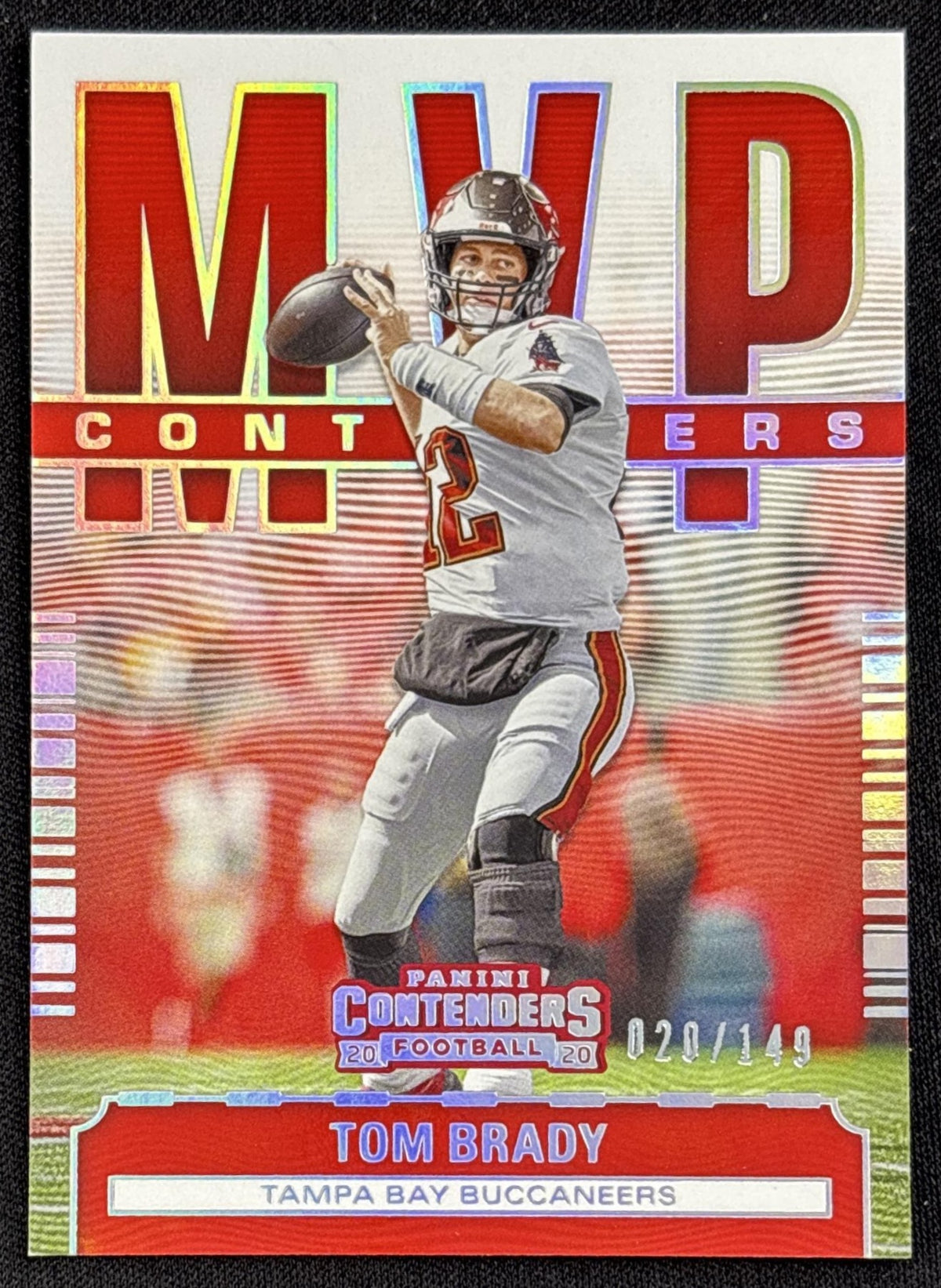 Tom Brady 2020 Panini Contenders MVP Silver /149 Buccaneers