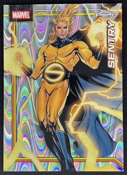 Sentry 2026 Topps Chrome Marvel Comics RayWave Refractor front
