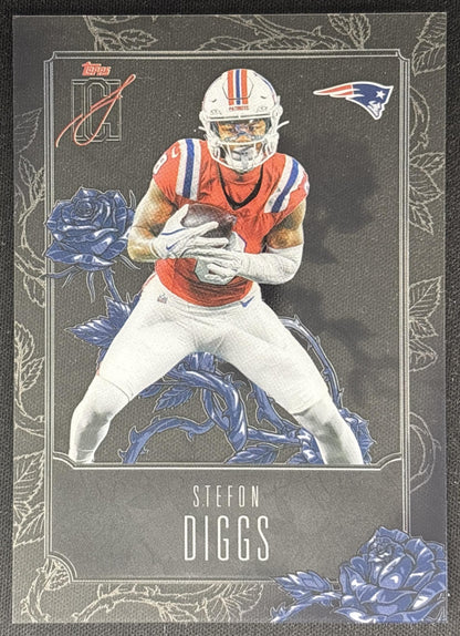 Stefon Diggs 2025 Topps Signature Class Roses Patriots Sports Trading Cards