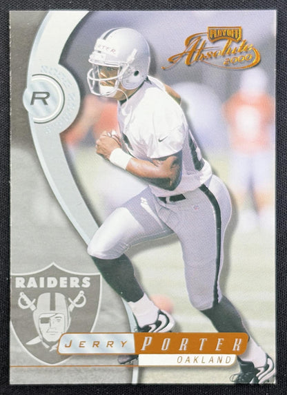 Jerry Porter 2000 Playoff Absolute /3000 Raiders front