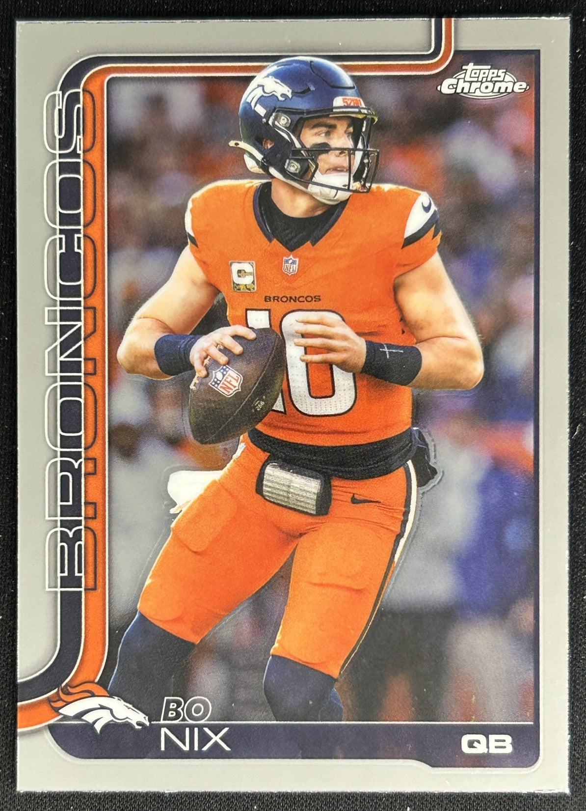 Bo Nix 2025 Topps Chrome Broncos Default Title