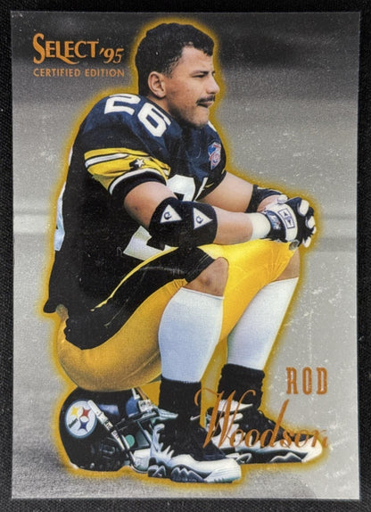 Rod Woodson 1995 Pinnacle Select Certified Steelers Sports Trading Card