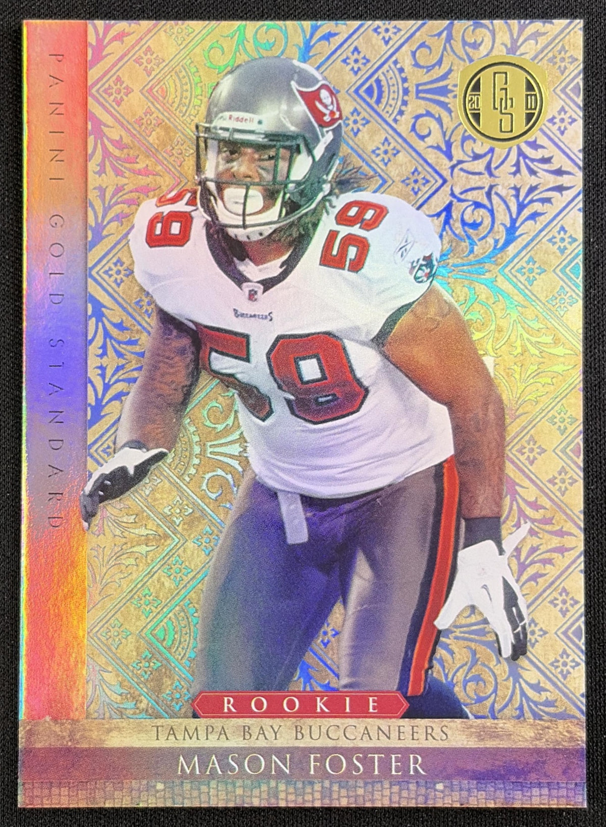 Mason Foster 2011 Panini Gold Standard Platinum /25 Buccaneers Sports Trading Card
