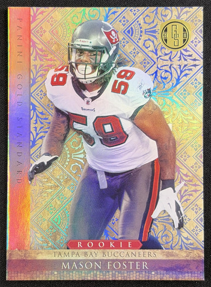 Mason Foster 2011 Panini Gold Standard Platinum /25 Buccaneers Sports Trading Card