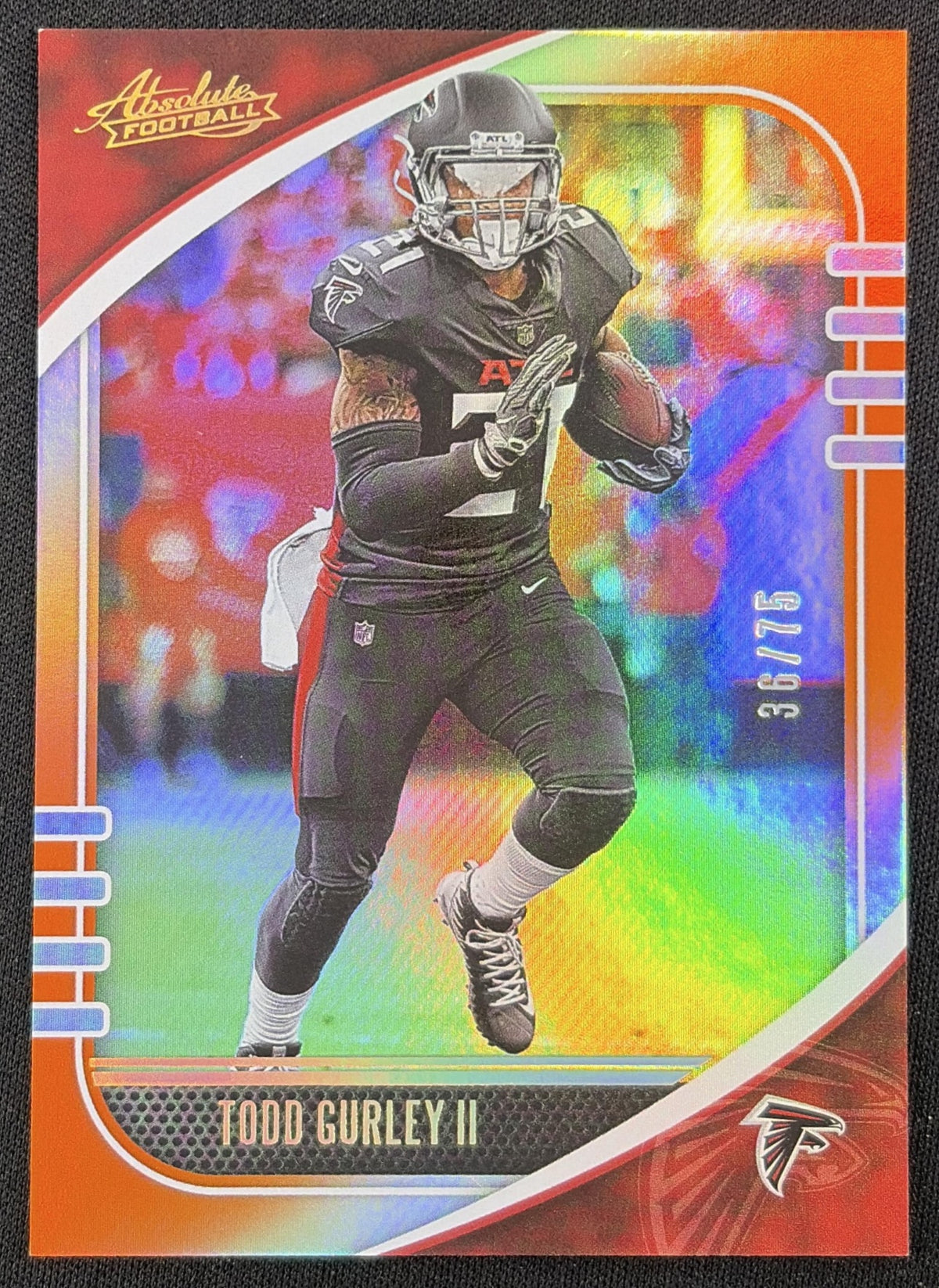 Todd Gurley II 2020 Panini Absolute Spectrum Orange /75 Falcons