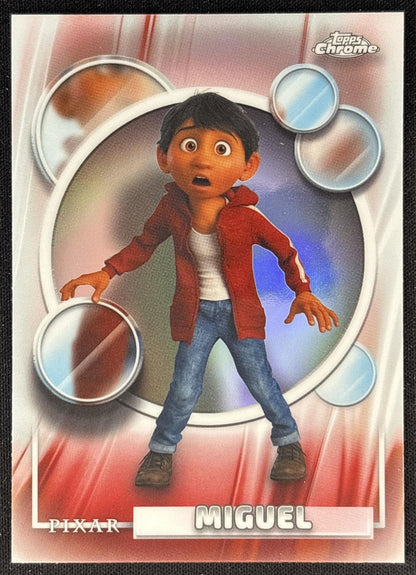 Miguel 2026 Topps Chrome Disney Refractor Coco Front