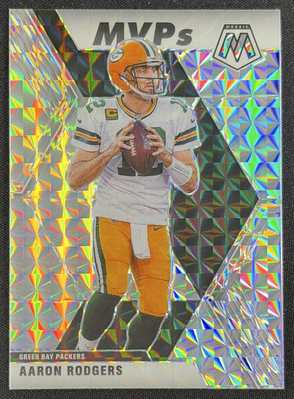 Aaron Rodgers 2020 Panini Mosaic Prizm Packers