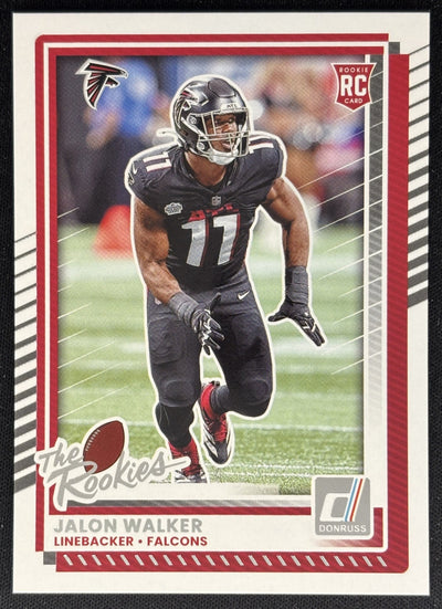 Jalon Walker 2025 Panini Donruss Rookies & Highlights Falcons Sports Trading Cards