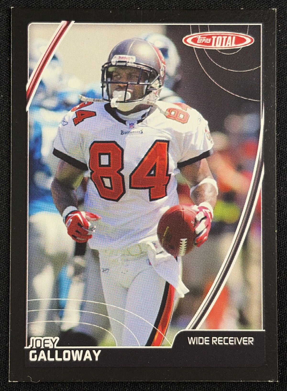 Joey Galloway 2007 Topps Total Black /50 Buccaneers Sports Trading Card