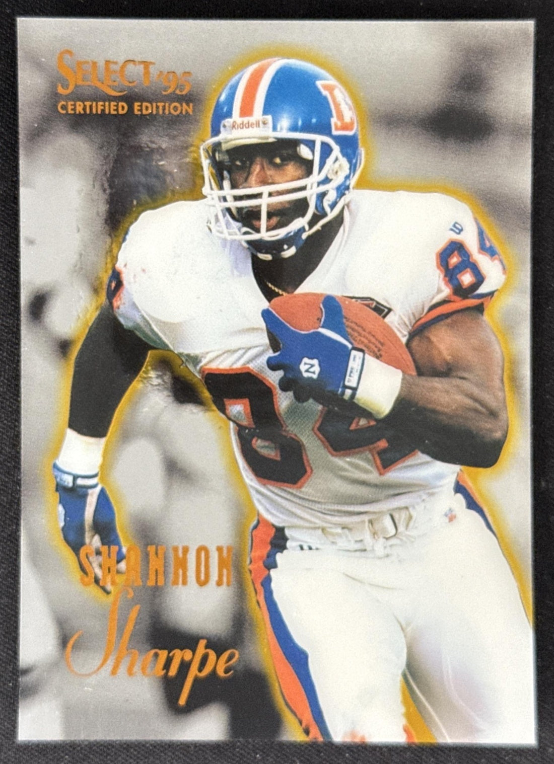 Shannon Sharpe 1995 Pinnacle Select Certified Broncos