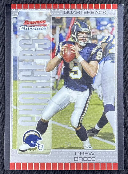 Drew Brees 2005 Bowman Chrome Chargers