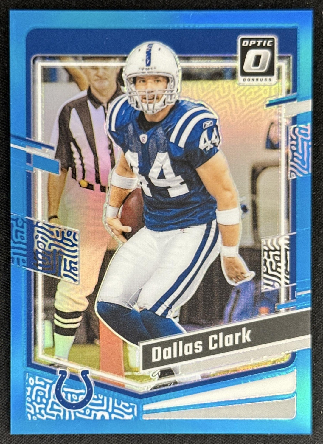Dallas Clark 2023 Panini Donruss Optic Aqua Prizm /299 Colts