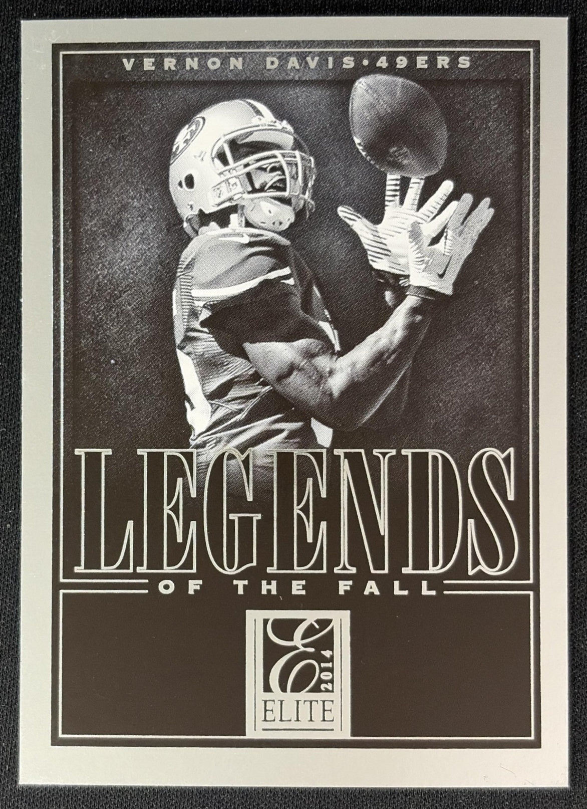 Vernon Davis 2014 Panini Elite Legends of the Fall Silver 49ers - Front