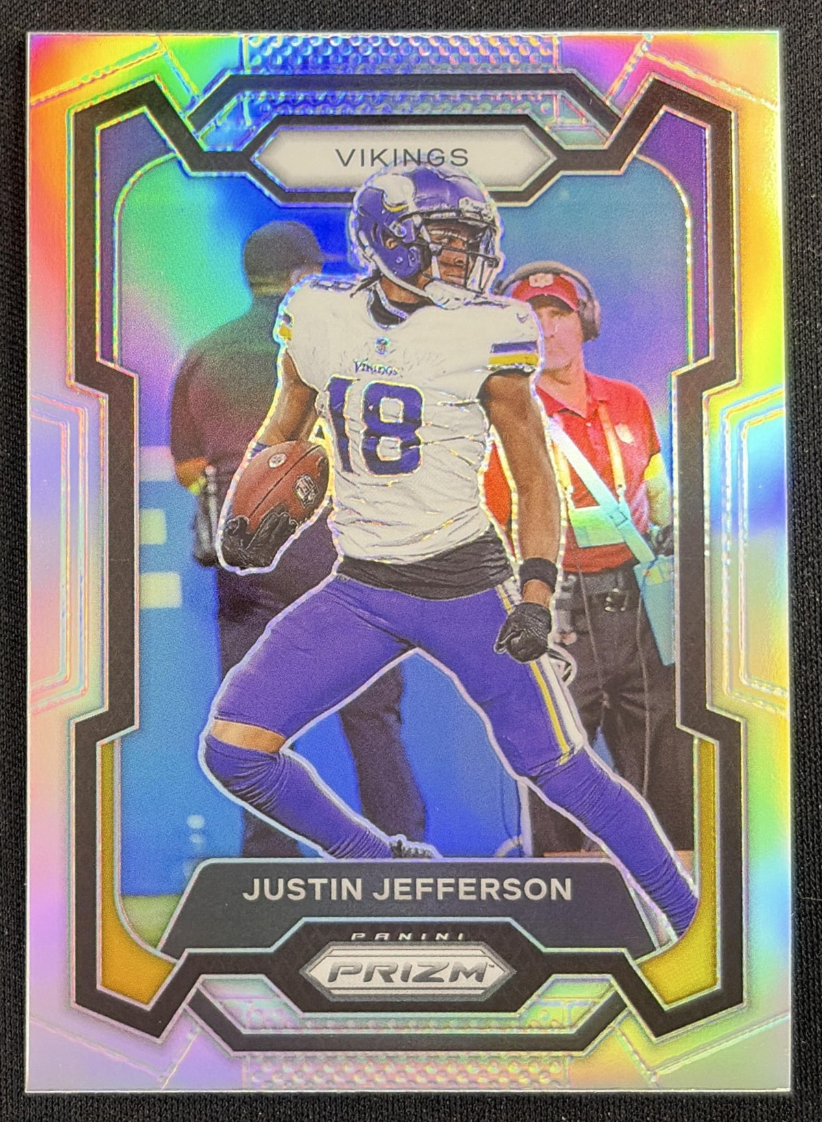 Justin Jefferson 2023 Panini Prizm Silver Vikings
