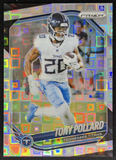 Tony Pollard 2025 Panini Prizm Pandora /400 Titans Sports Trading Cards