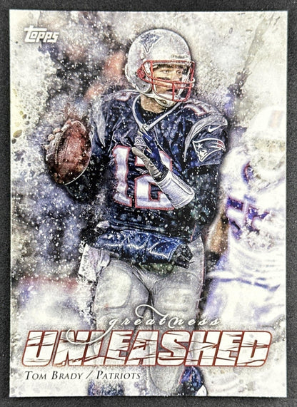 Tom Brady 2014 Topps Greatness Unleashed Patriots Front