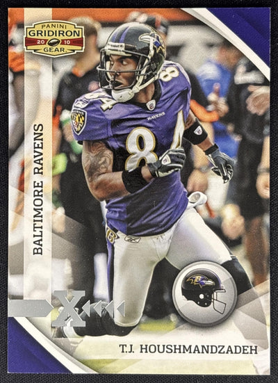 T.J. Houshmandzadeh 2010 Panini Gridiron Gear Silver X's /250 Ravens Football