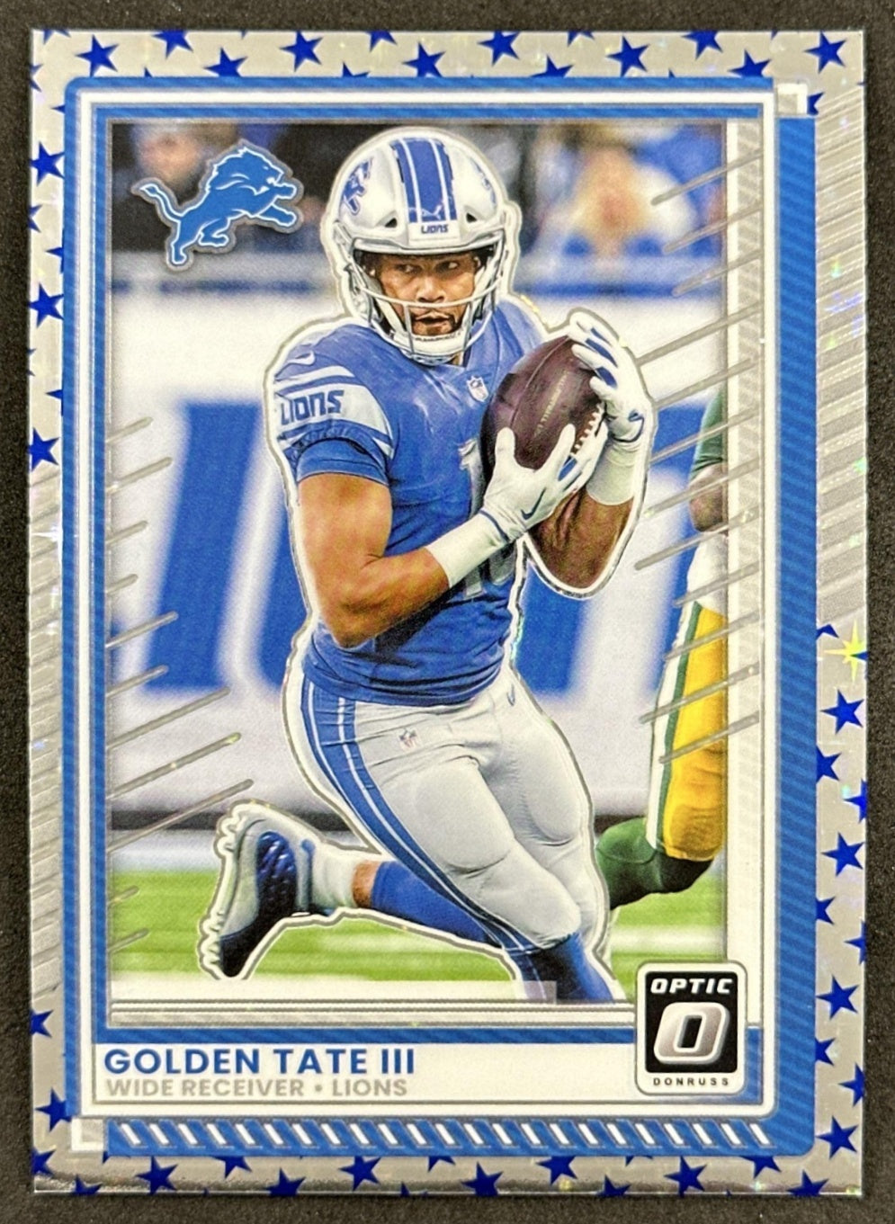 Golden Tate III 2025 Panini Donruss Optic Stars Prizm Lions Default Title Sports Trading Cards