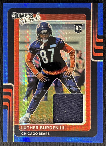 Luther Burden III 2025 Panini Donruss Optic Threads Bears front