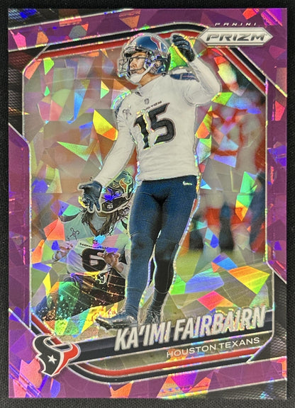 Daniel Carlson 2025 Panini Prizm Purple Ice /225 Raiders