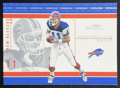Drew Bledsoe 2003 Fleer Showcase Football's Best Bills