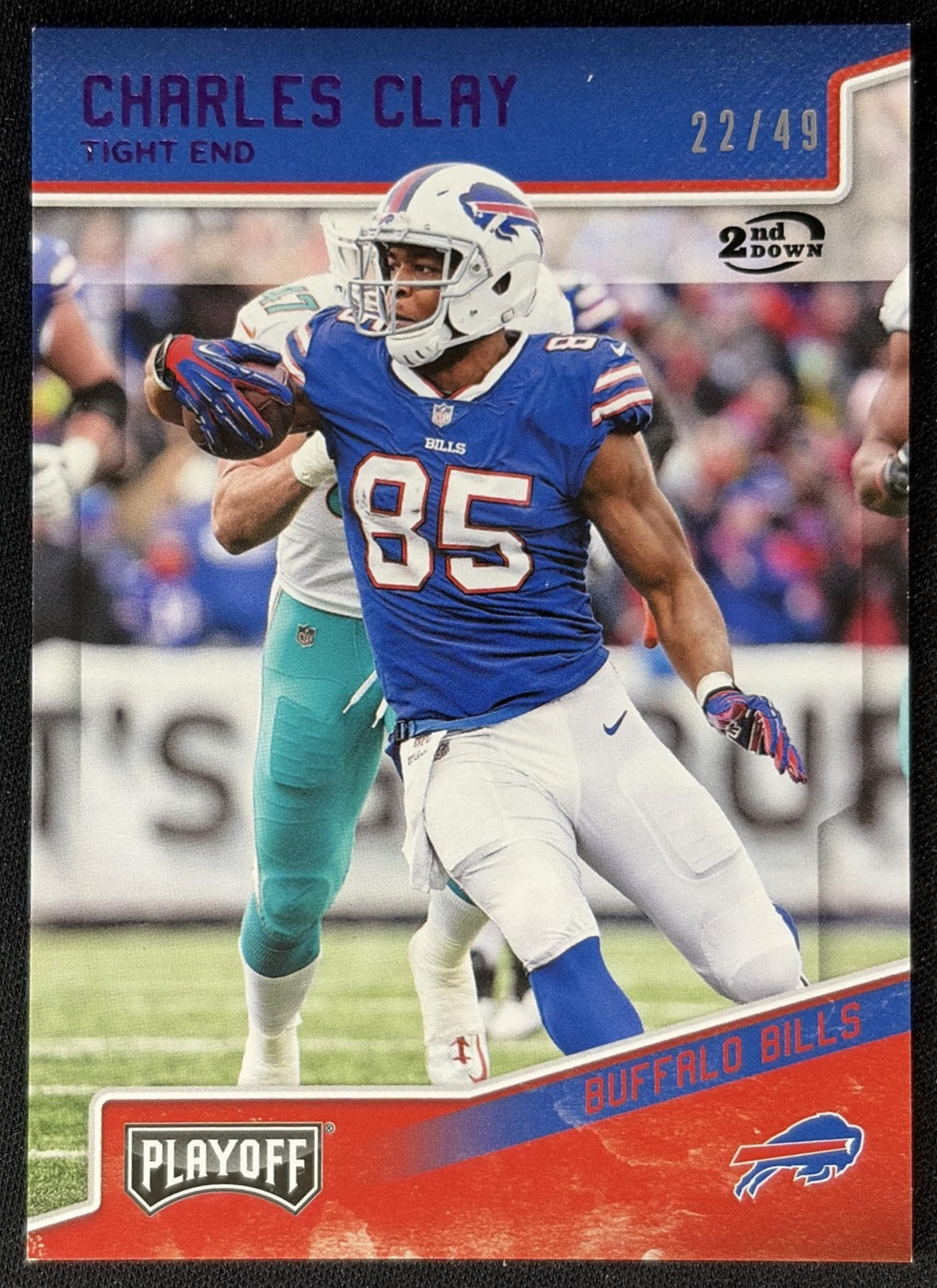 Charles Clay 2018 Panini Playoff 2nd Down /49 Bills front