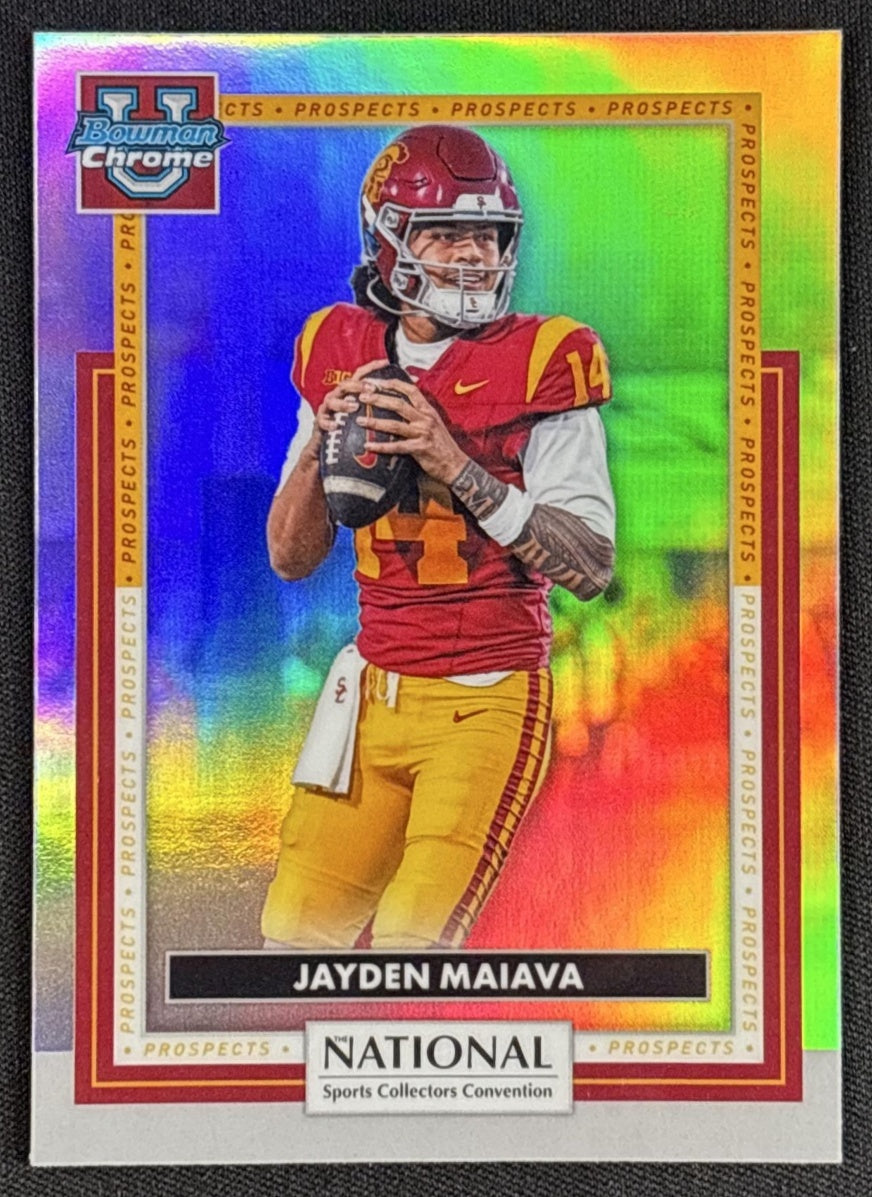 Jayden Maiava 2026 Topps NSCC Collection Bowman U Chrome Sports Trading Cards