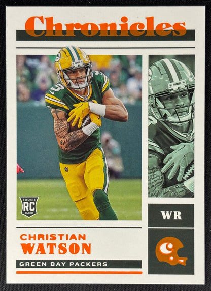 Christian Watson 2022 Chronicles Orange Packers