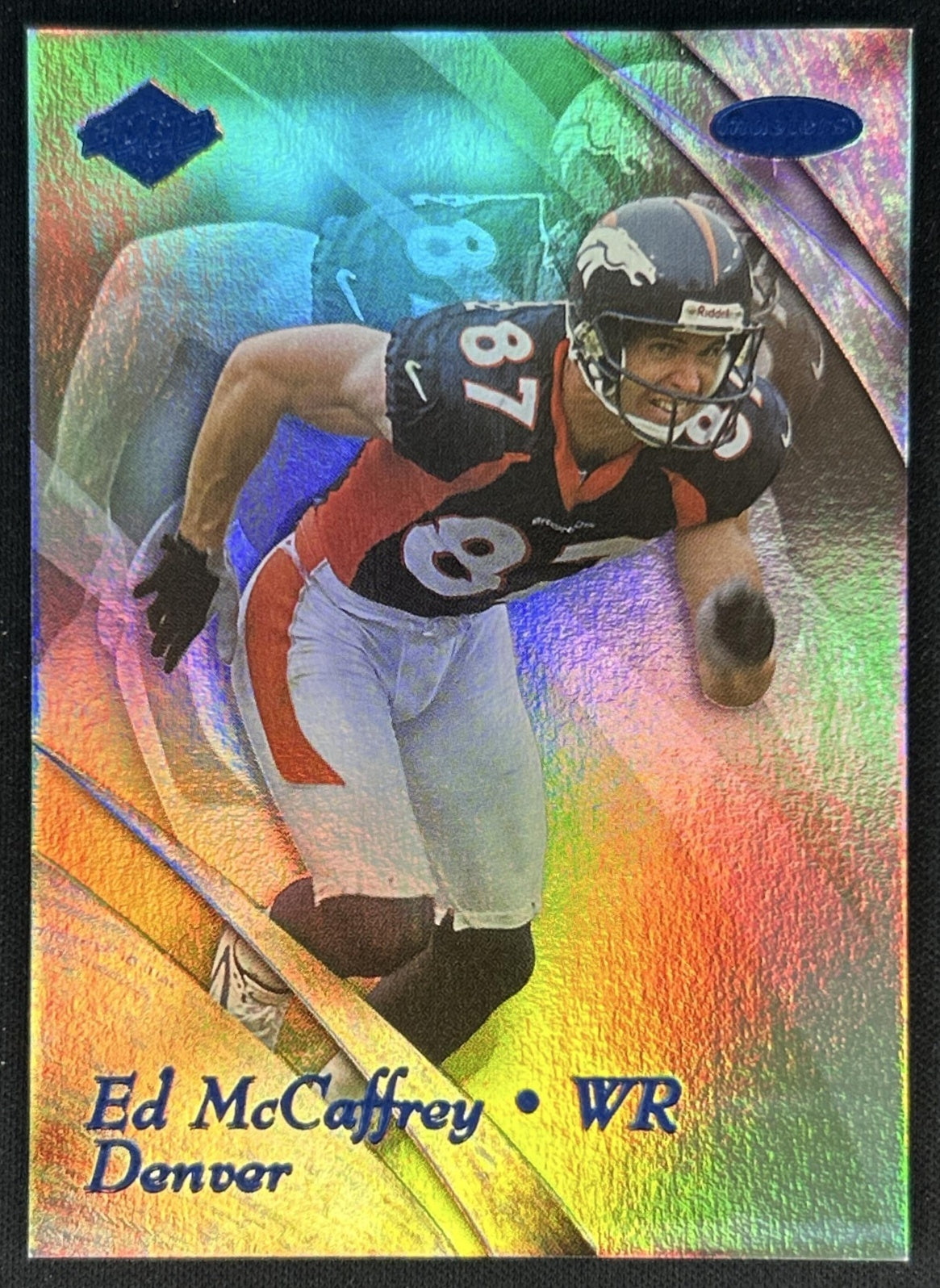 Ed McCaffrey 1999 Collector's Edge Masters /5000 Broncos front