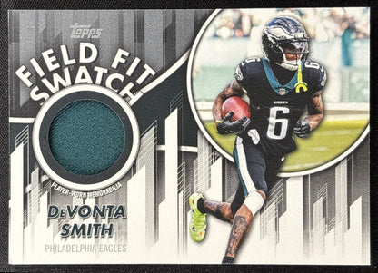 DeVonta Smith 2026 Topps Field Fit Swatch Collection Eagles