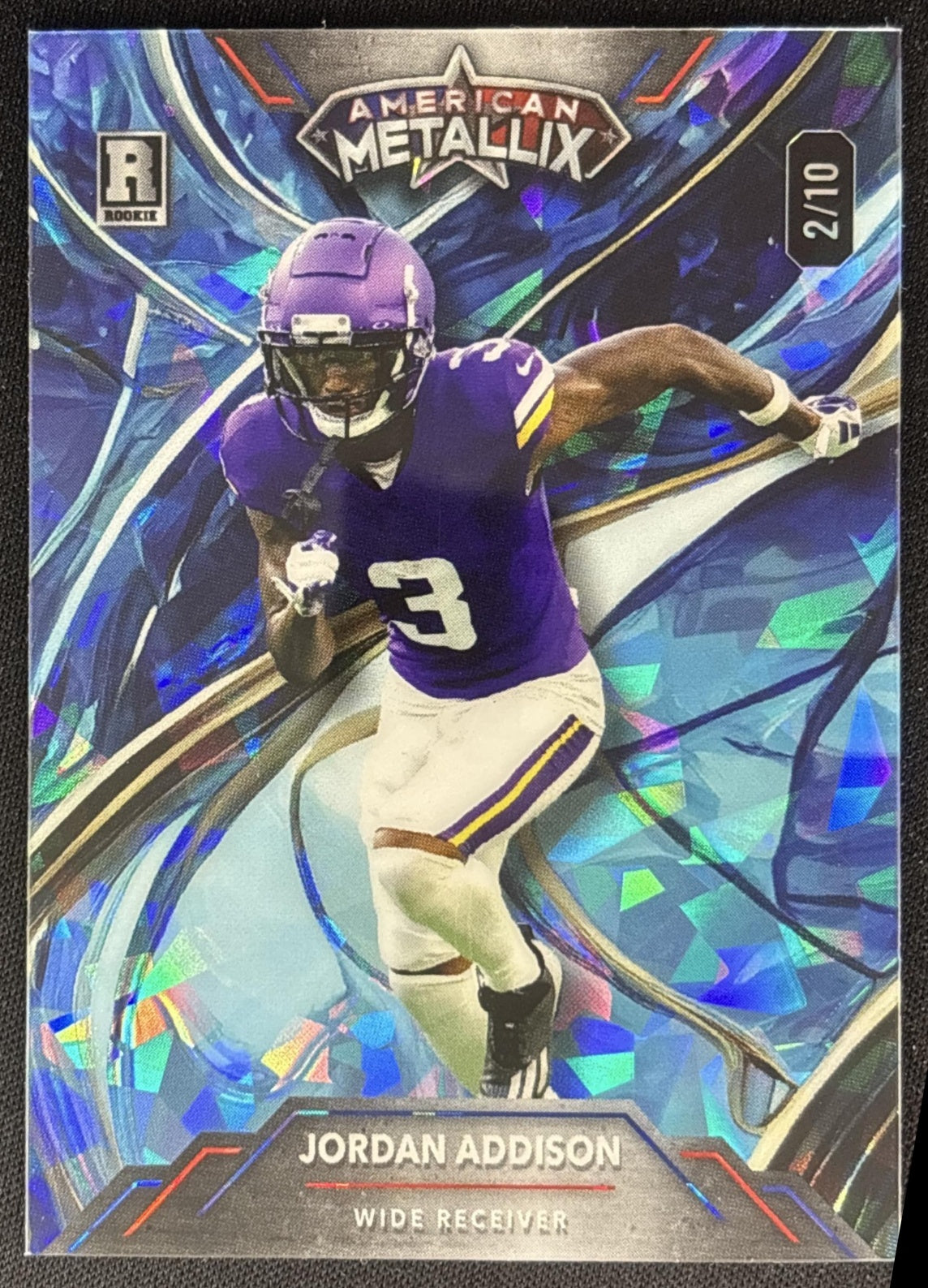 Joe Alt 2023 American Metallix /10 Fighting Irish Vikings Sports Trading Card