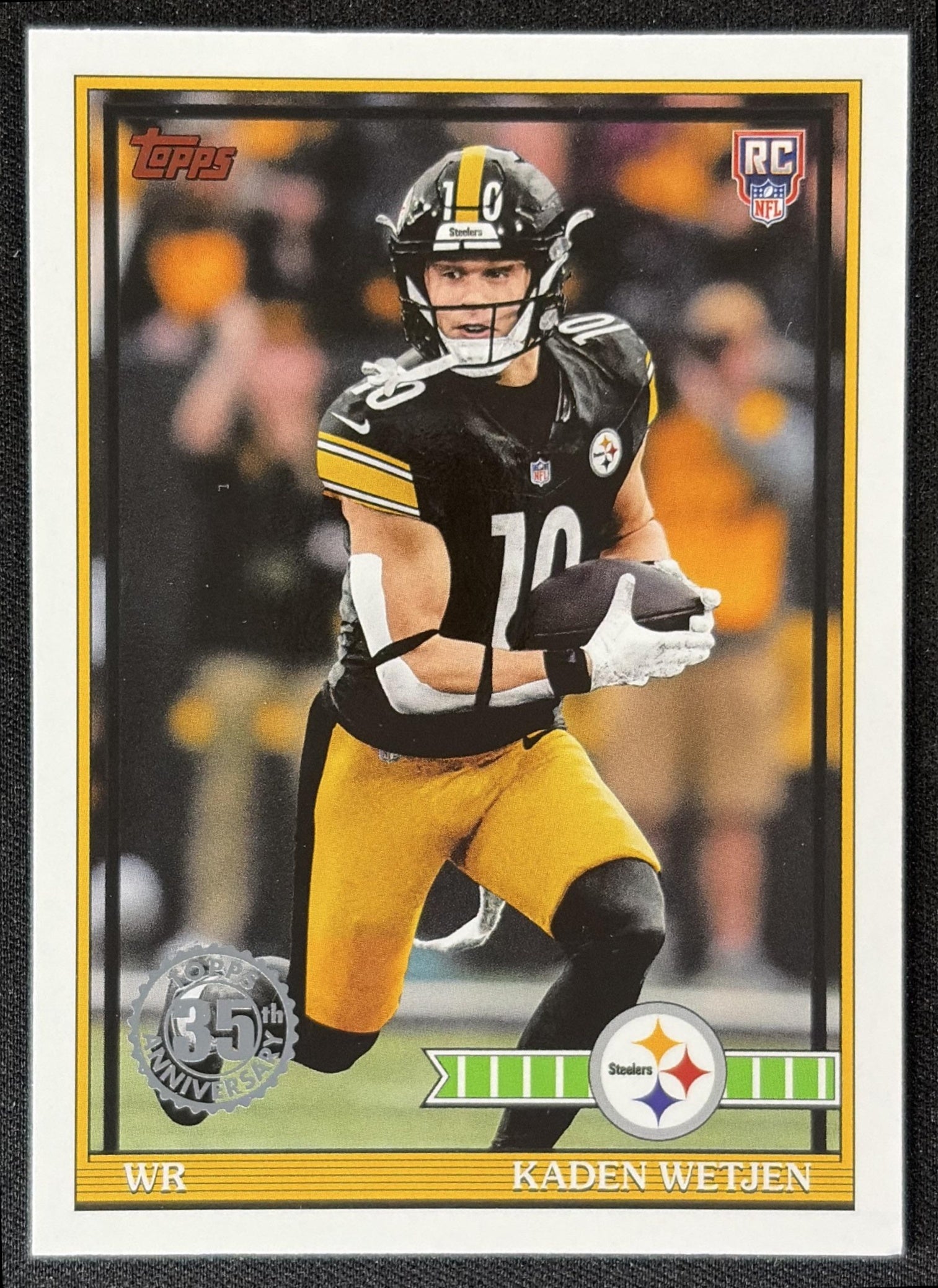 Kaden Wetjen 2026 Topps 1991 Rookie Steelers front