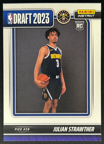 Julian Strawther 2023 Panini Instant NBA Draft Night Nuggets Sports Trading Cards