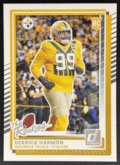 Derrick Harmon 2025 Panini Donruss Rookies & Highlights Steelers Sports Trading Cards