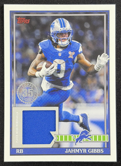 Jahmyr Gibbs 2026 Topps 1991 Relic Lions