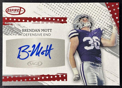 Brendan Mott 2025 Aspire Auto Sports Trading Cards
