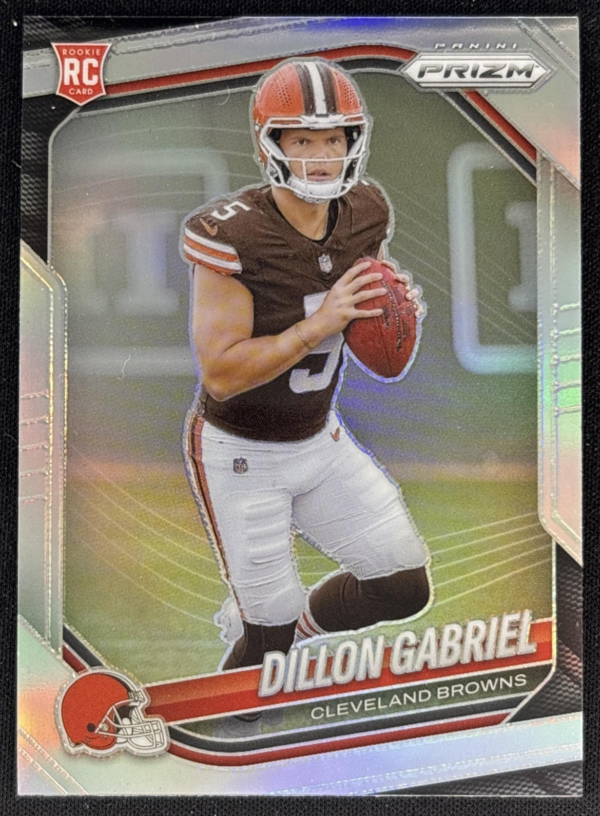 Dillon Gabriel 2025 Panini Prizm Silver Browns front