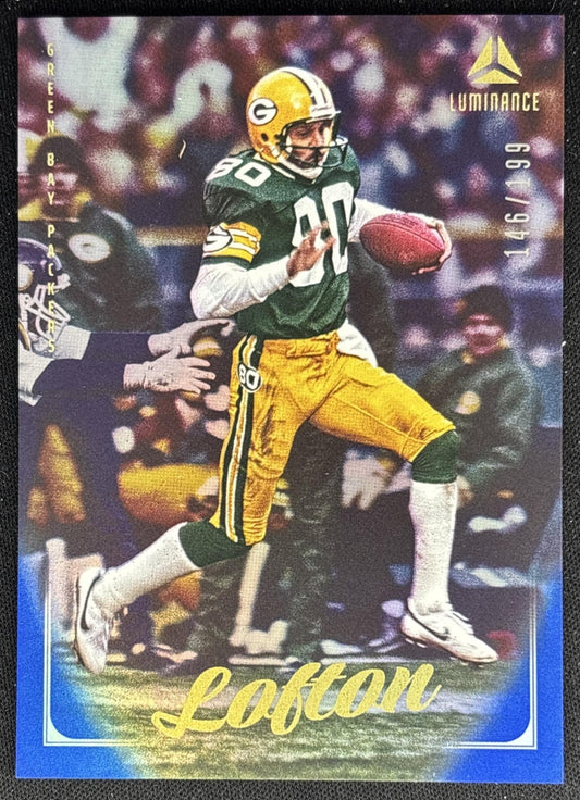 James Lofton 2025 Panini Luminance Blue /199 Packers