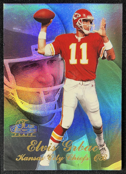 Elvis Grbac 1998 Fleer Flair Showcase Row 3 Chiefs front